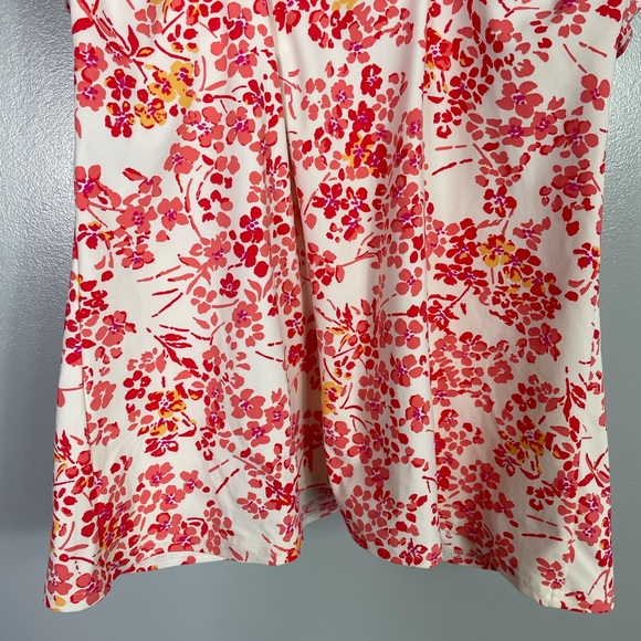 Lands’ End Coral floral tankini size 10 - Picture 6 of 9